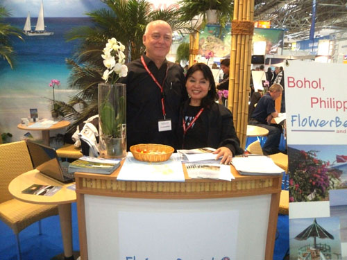 Werner and Flo from FloWer Beach Resort at boot 2012 diving show