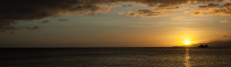Magic sunset in Bohol island